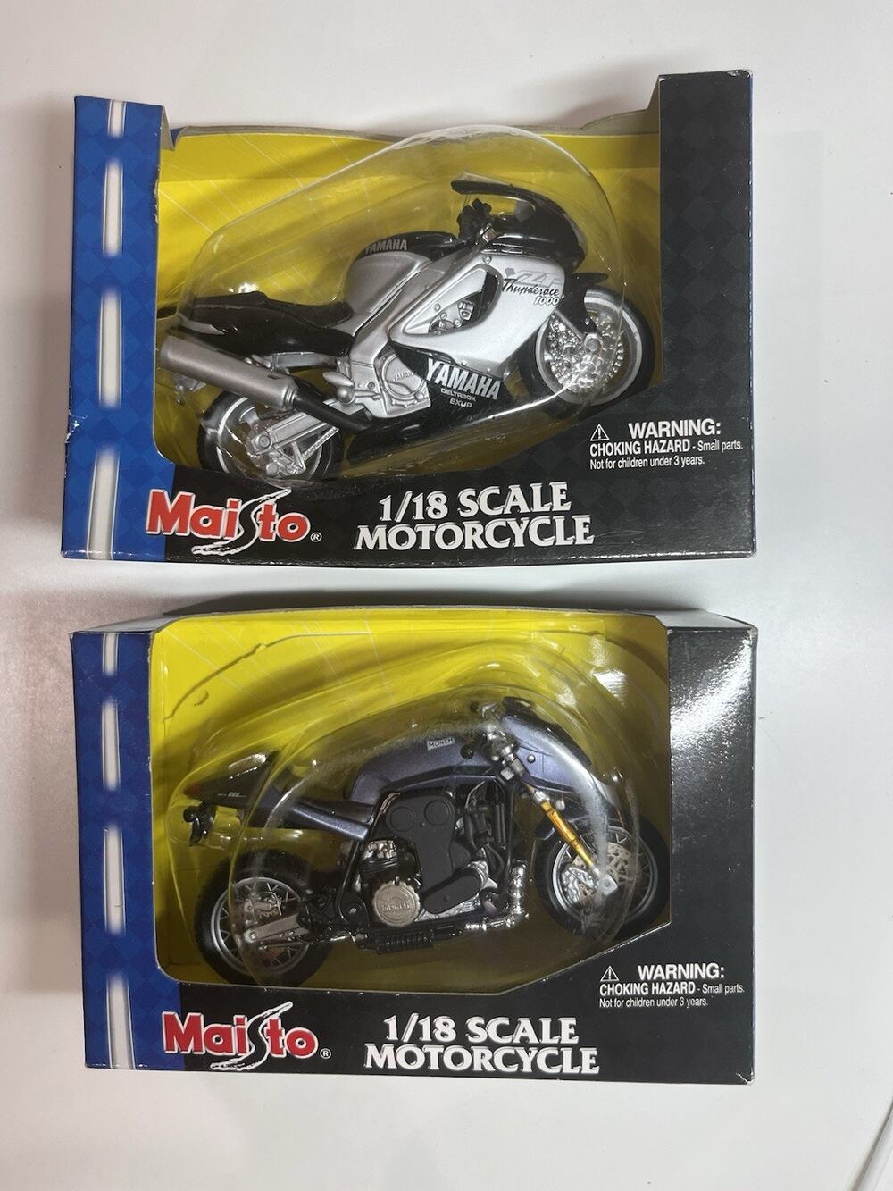 Vintage Maisto 1/18 Scale Die Cast Motorcycle YAMAHA YZF1000R Thunderace MUNCH